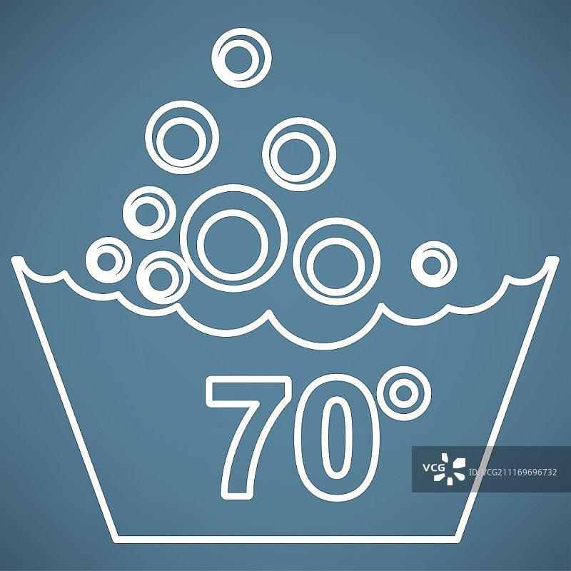 一套洗涤标志图标图片素材