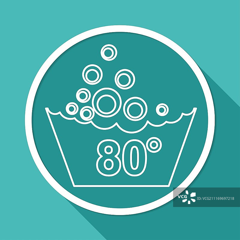 一套洗涤标志图标图片素材