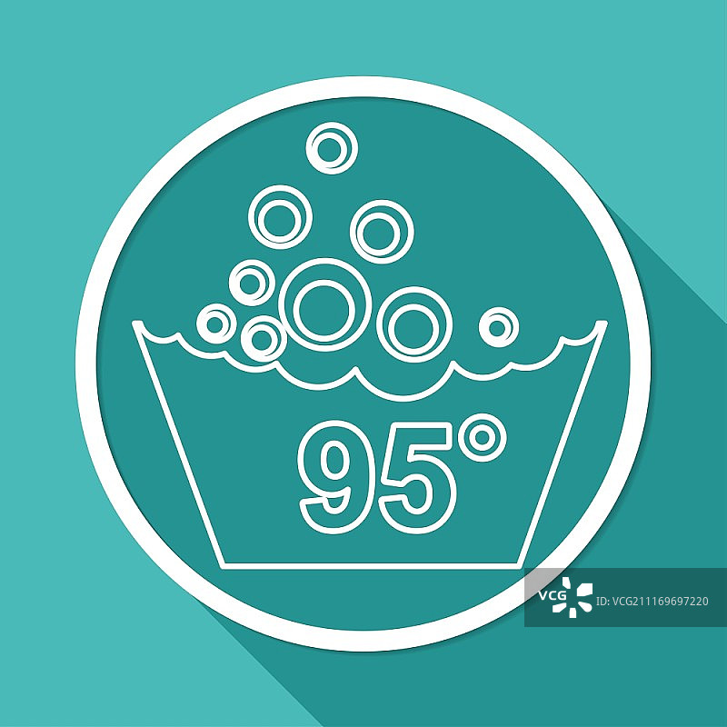 一套洗涤标志图标图片素材