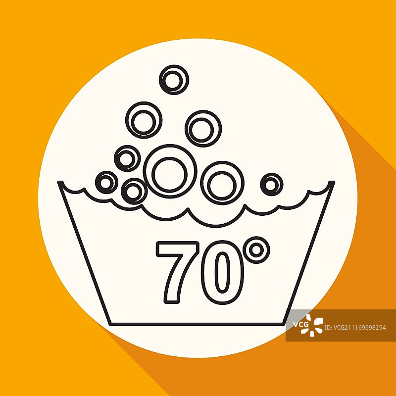 一套洗涤标志图标图片素材