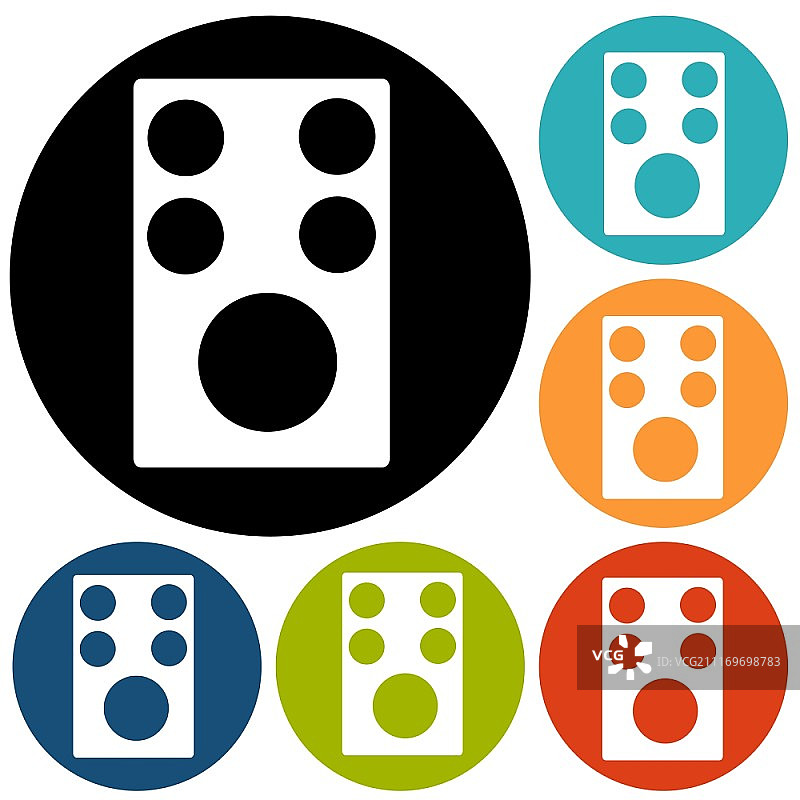 现代图标低音炮图片素材