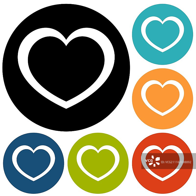 人类心脏图标图片素材