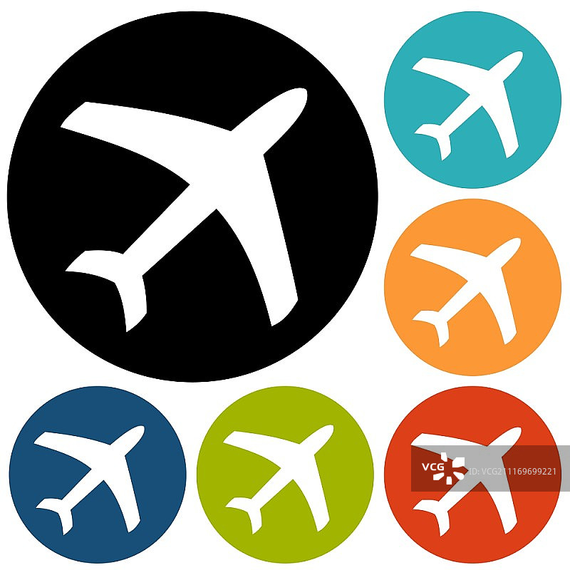 飞机符号图片素材