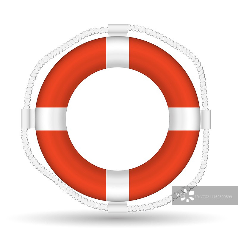 救生圈，白色背景图片素材