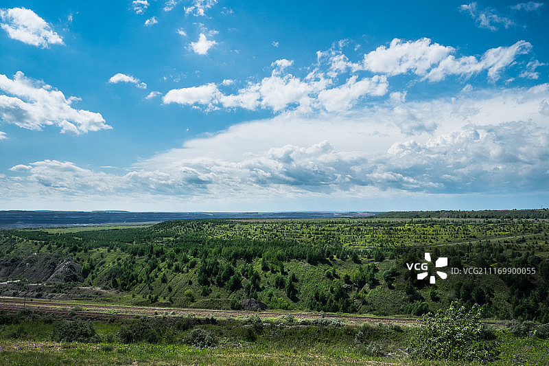 夏季蓝天风景图片素材