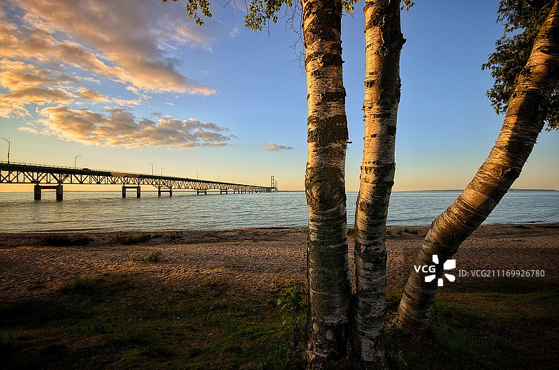 麦基诺海峡图片素材