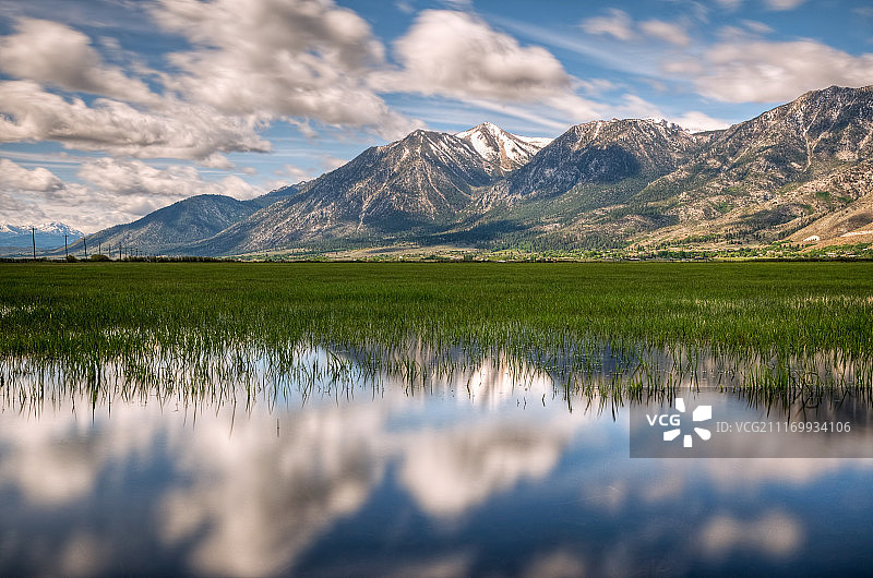 卡森谷倒影图片素材