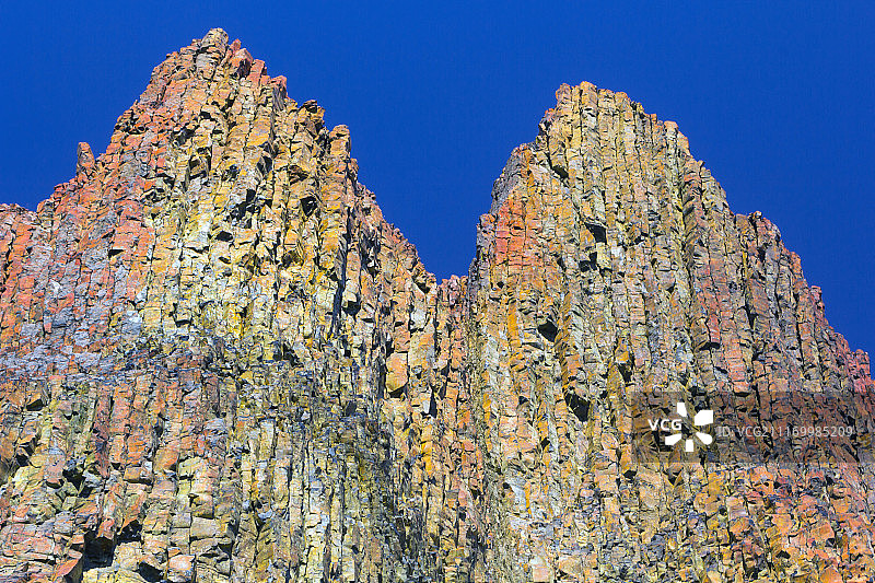 玄武岩峭壁图片素材