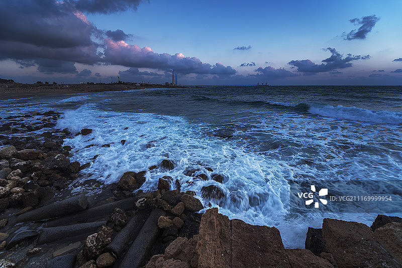 岩石海岸景观图片素材