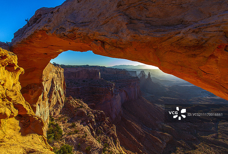 梅萨拱门日出图片素材