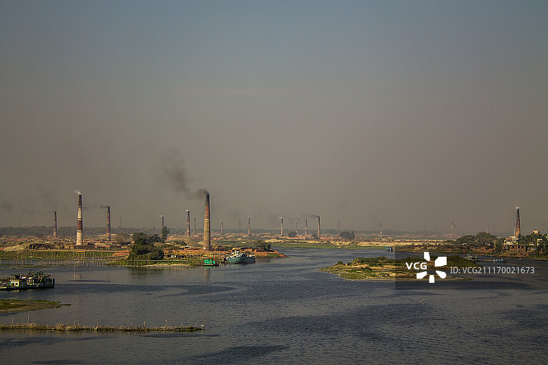 布里 गंगा 河图片素材