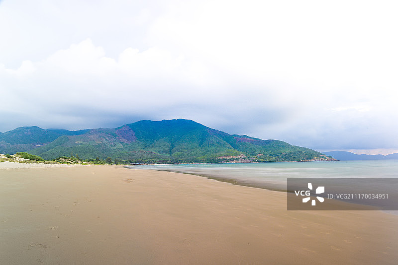 金兰湾海滩的风景图片素材