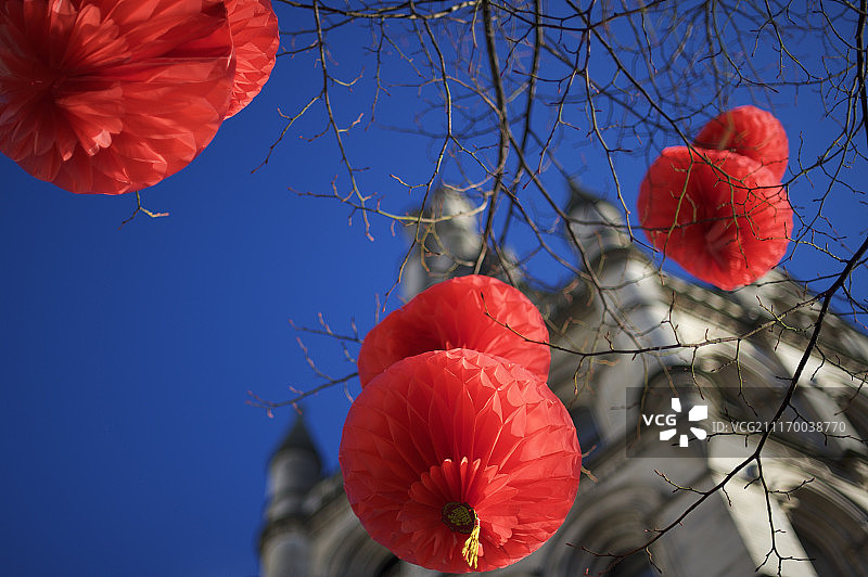 曼彻斯特中国新年图片素材