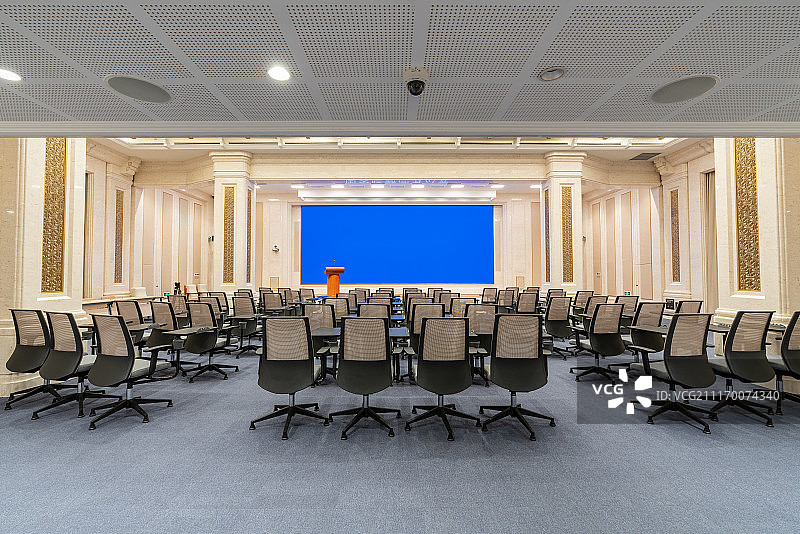 无人的大会议室图片素材