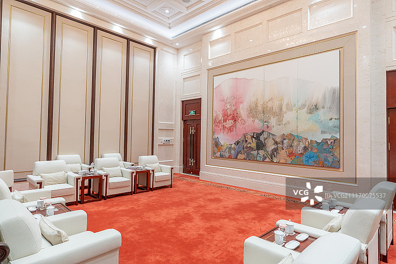 华丽的会议室图片素材