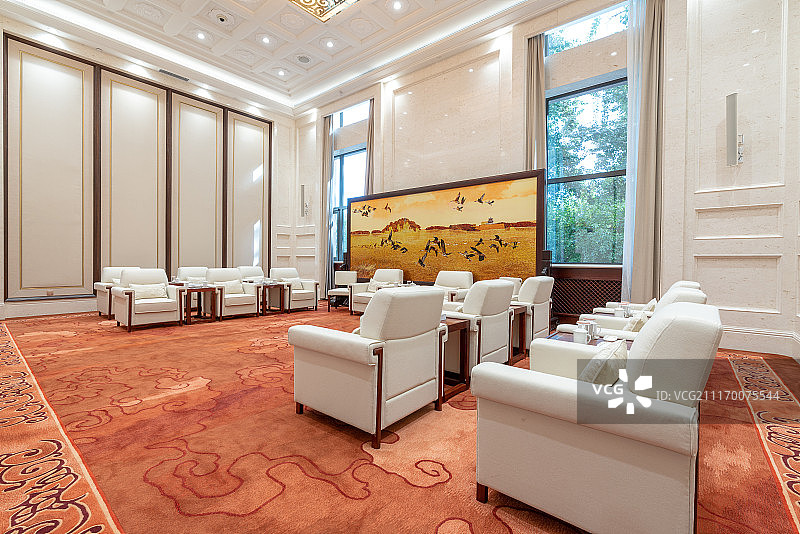 华丽的会议室图片素材