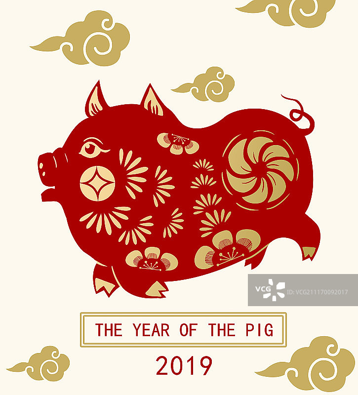 猪年大吉图片素材