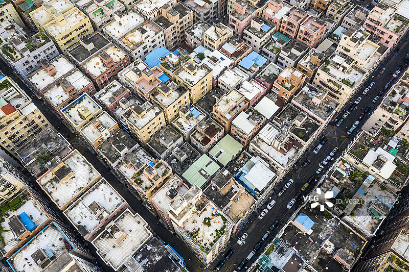 航拍沙嘴村图片素材