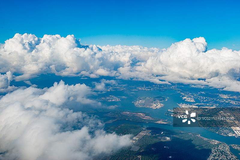 航拍珍珠港图片素材