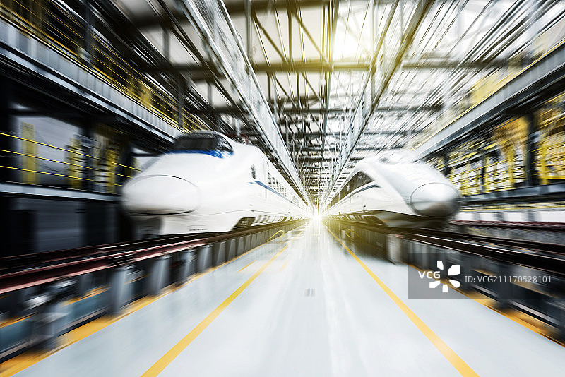 和谐号高速列车图片素材