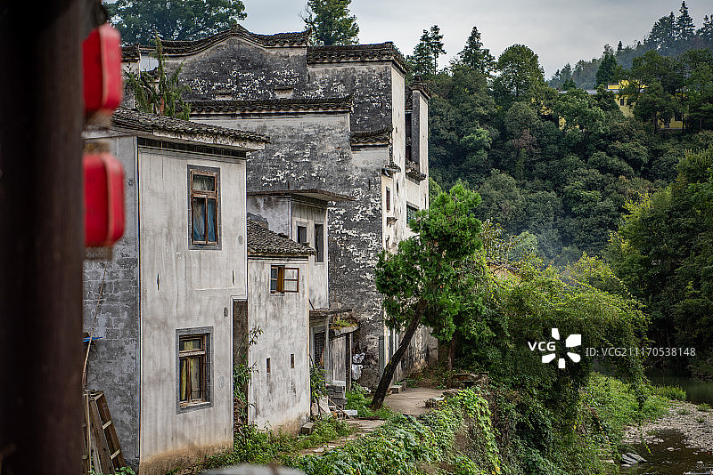 安徽皖南山区古村落图片素材