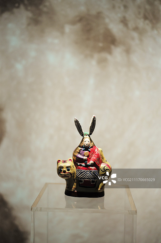 兔儿爷泥塑图片素材
