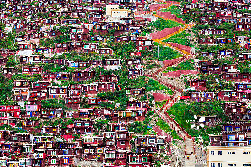 色达五明佛学院图片素材