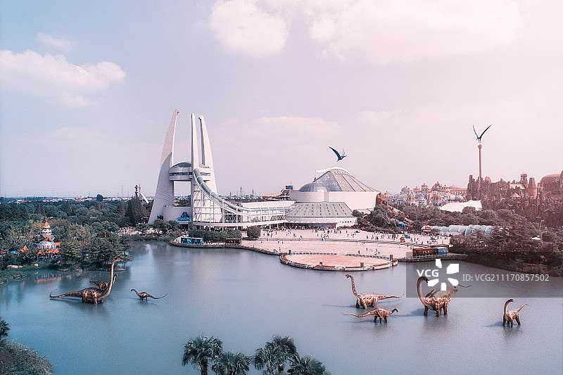 China Dinosaur Park Land 中华恐龙园图片素材