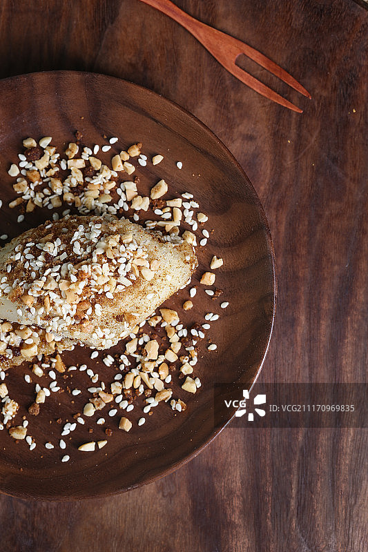 传统小吃麻糍糍粑年糕图片素材