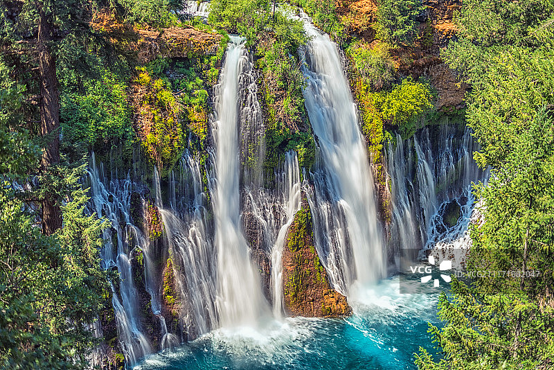 伯尼瀑布，加利福尼亚州图片素材