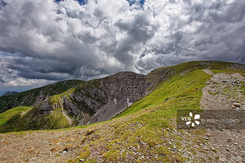 西塔特拉山脉的红峰图片素材