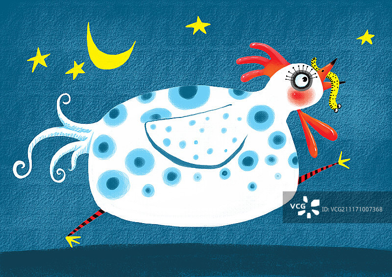 背景分离动物系列组图共3000多幅-跑步的母鸡图片素材