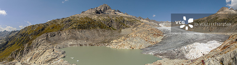 正在萎缩的冰川图片素材