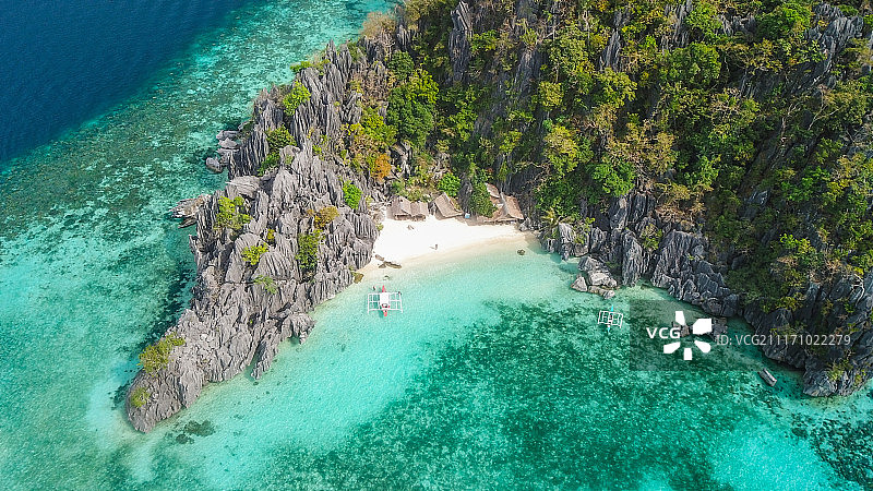 菲律宾秘密海滩图片素材