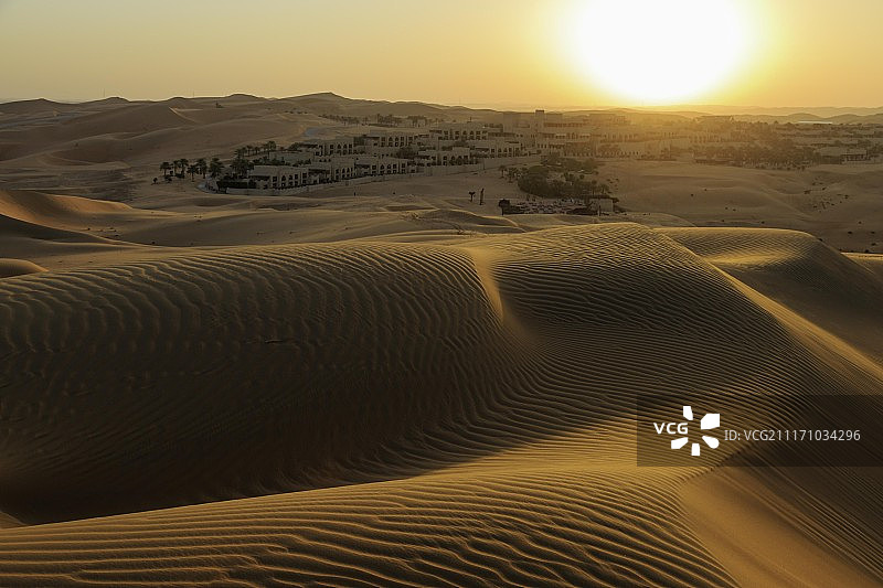 沙漠日出图片素材