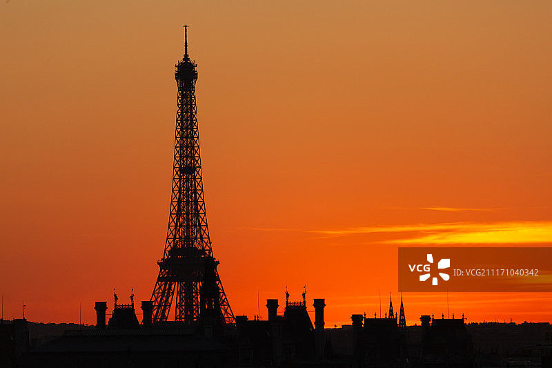 日落和铁娘子图片素材