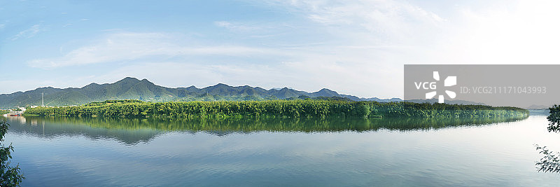 绿水青山广东梅江山水图片素材