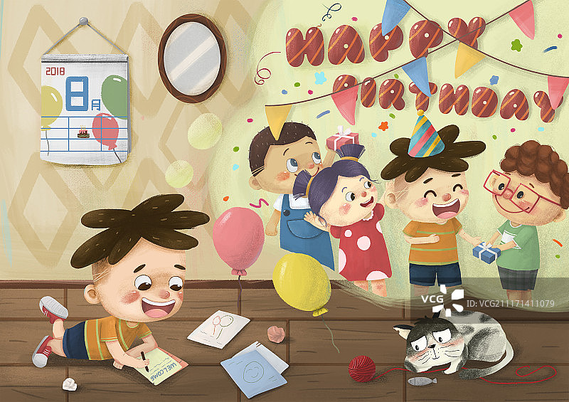 生日幻想图片素材