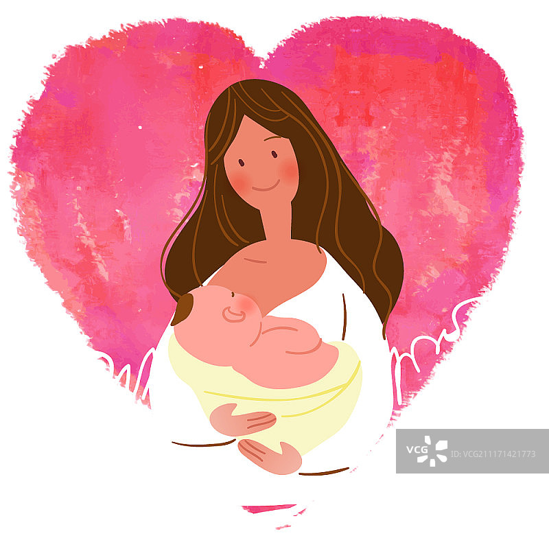 家庭生活主题矢量插图图片素材