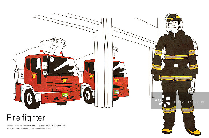 职业插画图片素材