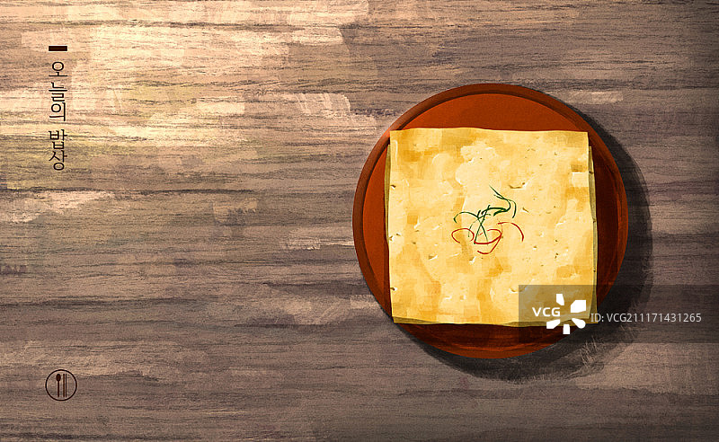 韩国美食插画图片素材