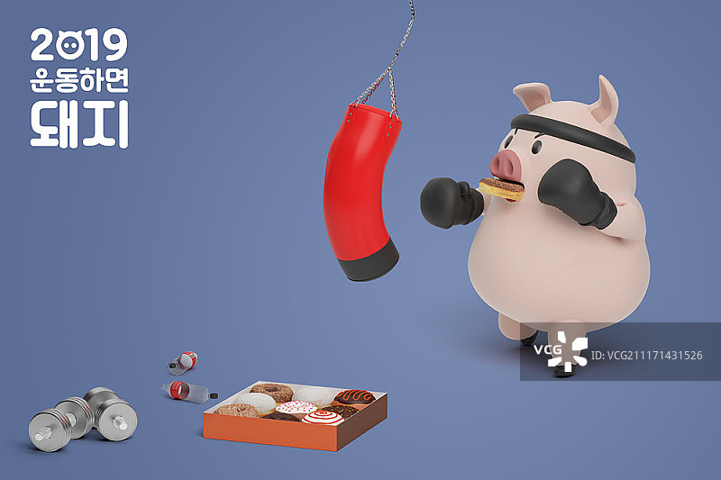 猪插图图片素材