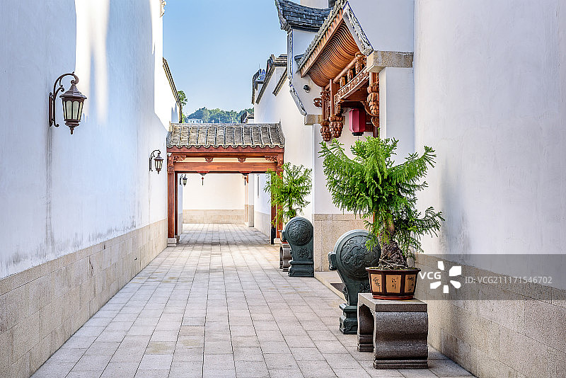 福州三坊七巷明清建筑风格街区图片素材