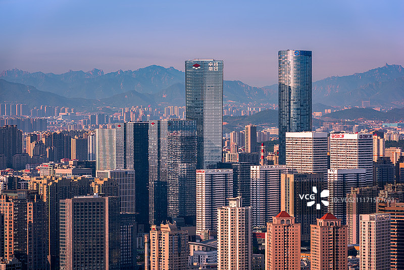 青岛市北中心商务区图片素材
