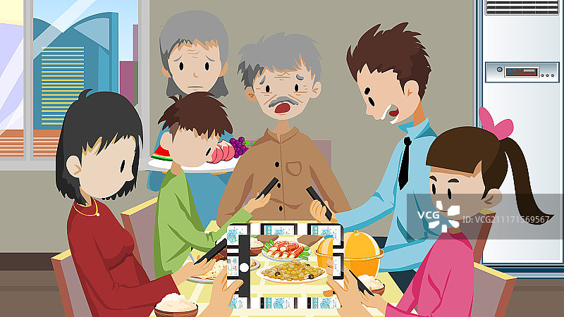 手机上瘾图片素材