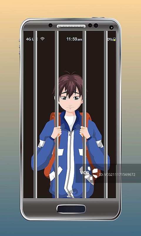 手机上瘾图片素材