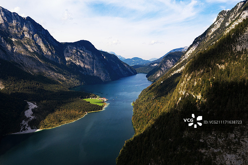 德国国王湖自然风景图片素材