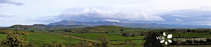 mourne山脉全景图片素材
