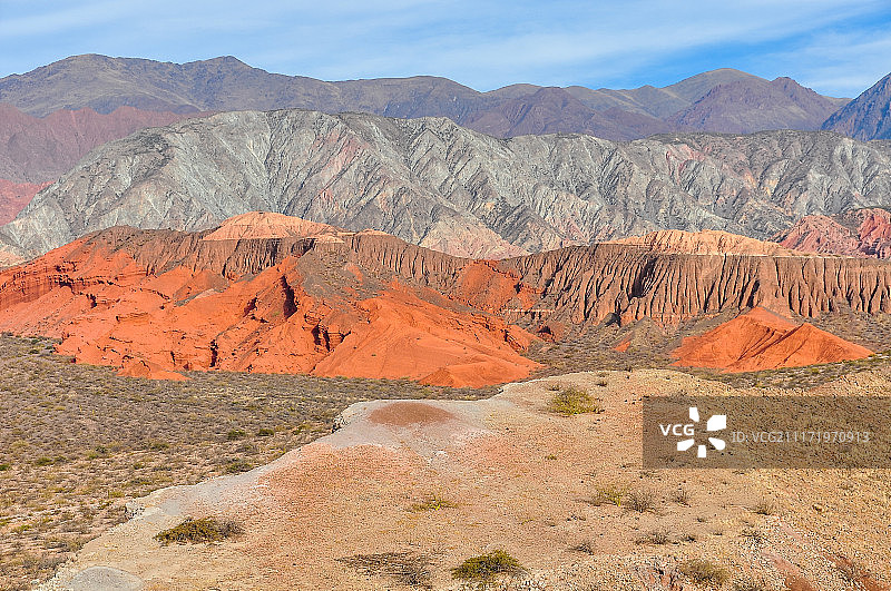 阿根廷孔查斯峡谷全景图片素材