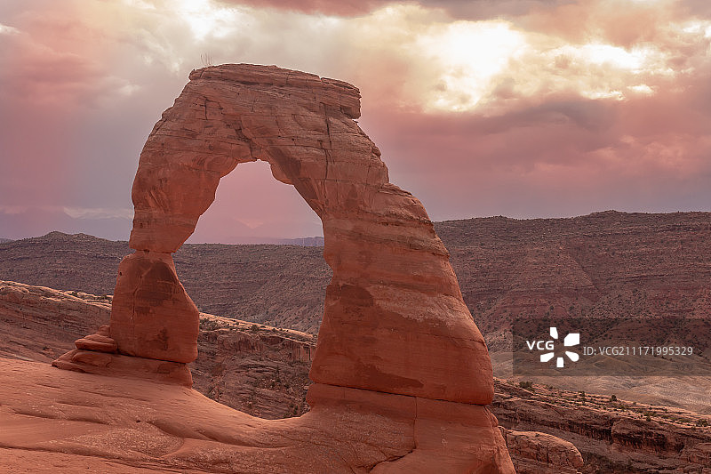 犹他州精致拱门风景图片素材